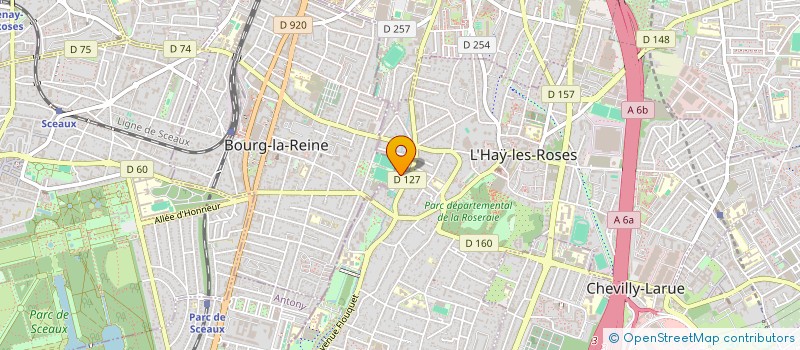 localisation de l'entreprise SCI ALETHE  L'HAY-LES-ROSES