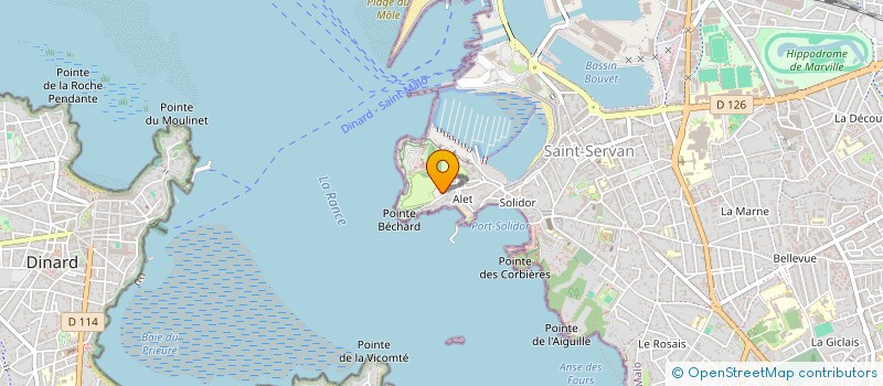 localisation de l'entreprise SCI ALETTE  SAINT-MALO