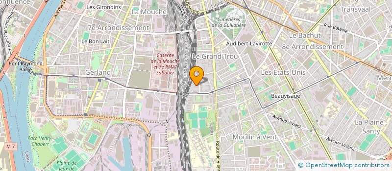 localisation de l'entreprise SCI ALEV  LYON