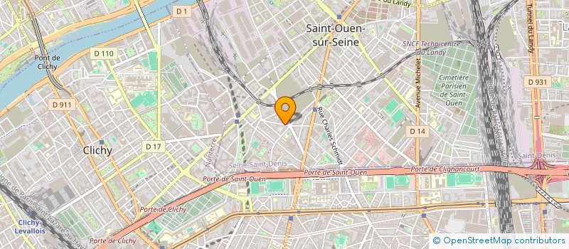 localisation de l'entreprise SCI ALEX à SAINT-OUEN-SUR-SEINE