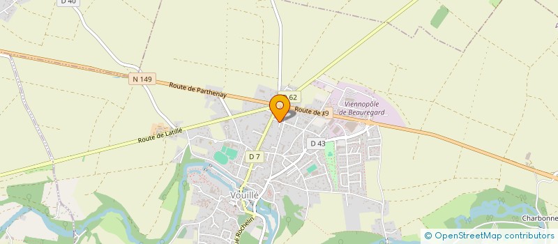 localisation de l'entreprise SCI ALEX  VOUILLE