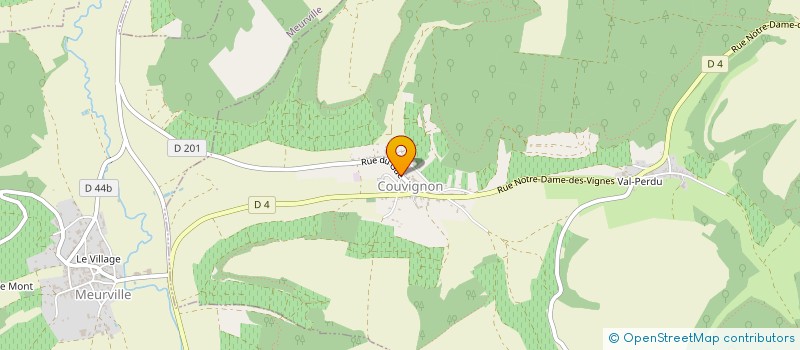 localisation de l'entreprise SCI ALEX  COUVIGNON