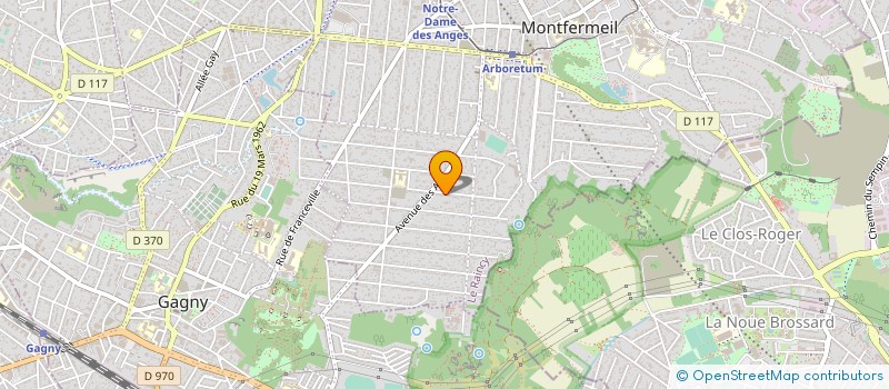 localisation de l'entreprise SCI ALEX  MONTFERMEIL