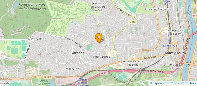 localisation de l'entreprise SCI ALEX à GARCHES