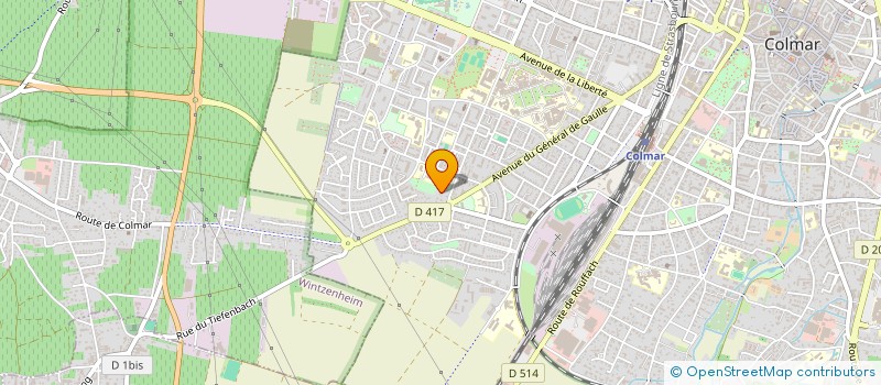 localisation de l'entreprise SCI ALEX  COLMAR