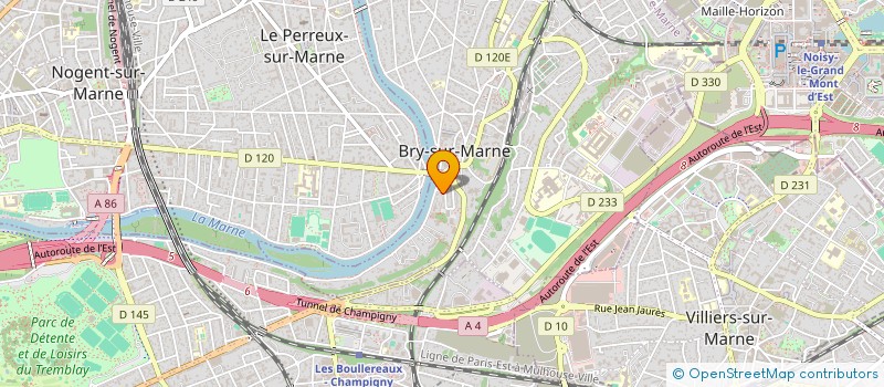 localisation de l'entreprise SCI ALEX à BRY-SUR-MARNE