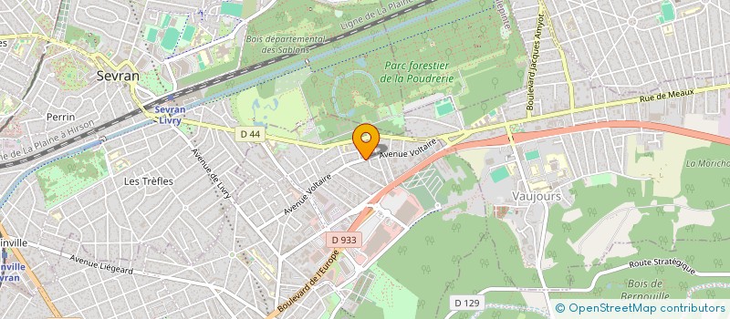 localisation de l'entreprise SCI ALEX à LIVRY-GARGAN