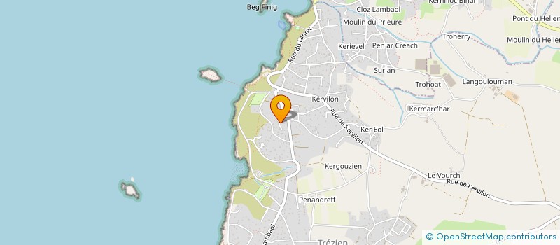 localisation de l'entreprise SCI ALEX  PLOUARZEL