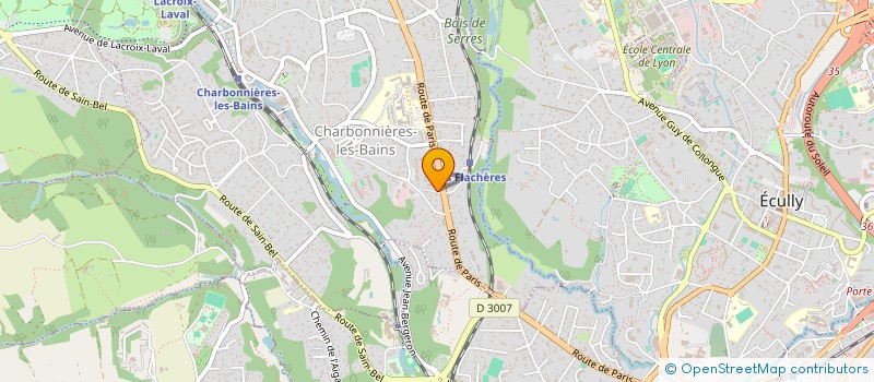 localisation de l'entreprise SCI ALEX  DARDILLY