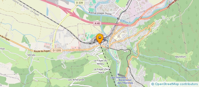 localisation de l'entreprise SCI ALEX  SAINT-GERVAIS-LES-BAINS