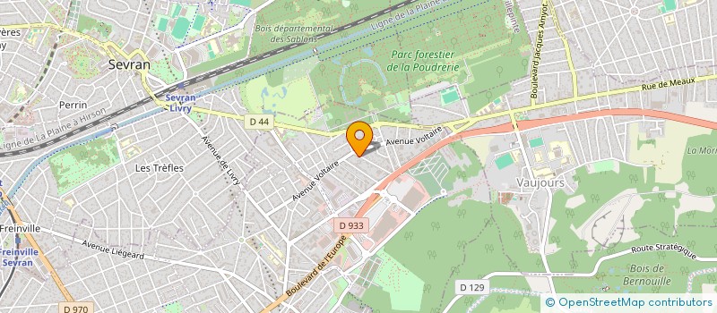 localisation de l'entreprise SCI ALEX à LIVRY-GARGAN
