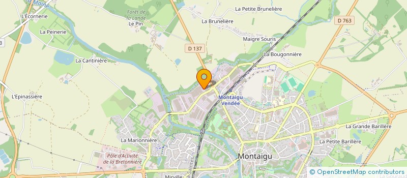 localisation de l'entreprise SCI ALEX à MONTAIGU-VENDEE
