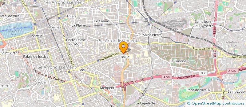 localisation de l'entreprise SCI ALEX à MARSEILLE