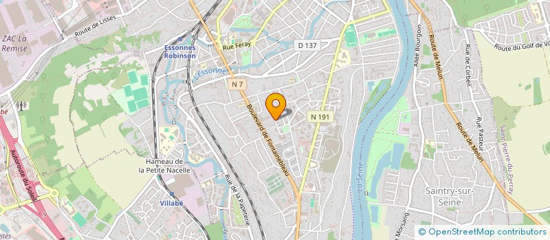 localisation de l'entreprise SCI ALEX à CORBEIL-ESSONNES