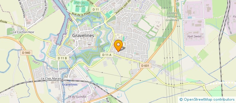 localisation de l'entreprise SCI ALEX-CAROLINE à GRAVELINES