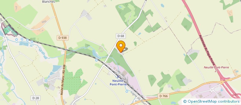 localisation de l'entreprise SCI ALEX DE PONGIN  NEUILLE PONT PIERRE