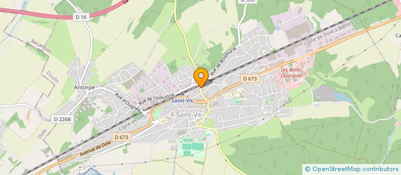 localisation de l'entreprise SCI ALEX ET DIDIE  SAINT-VIT