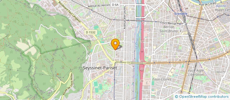 localisation de l'entreprise SCI ALEX ET FILS  SEYSSINET-PARISET