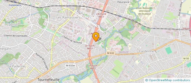 localisation de l'entreprise SCI ALEX - GUINARD à COLOMIERS
