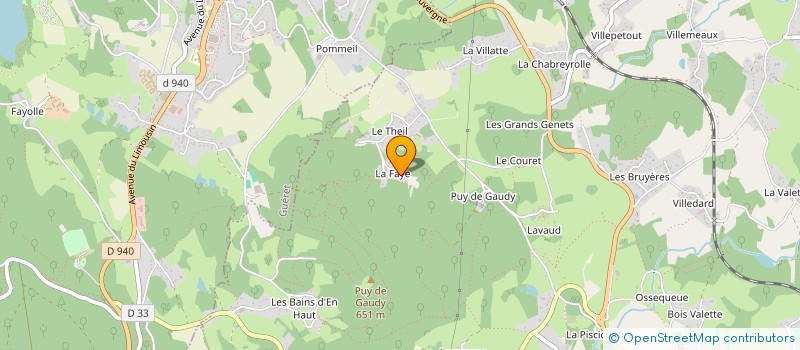 localisation de l'entreprise SCI ALEX HUGO à SAINTE-FEYRE