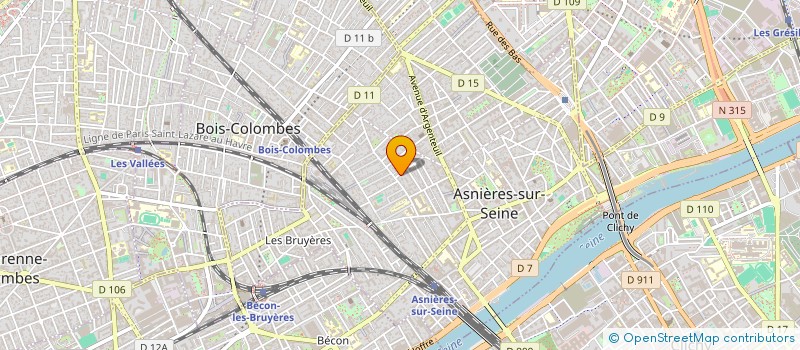 localisation de l'entreprise SCI ALEX-JAY  ASNIERES-SUR-SEINE