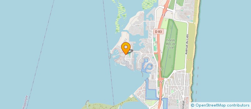 localisation de l'entreprise SCI ALEX NAT  LE BARCARES