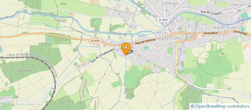 localisation de l'entreprise SCI ALEXAIN  VAL-DE-MODER