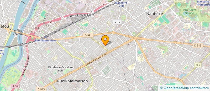 localisation de l'entreprise SCI ALEXALE  NANTERRE