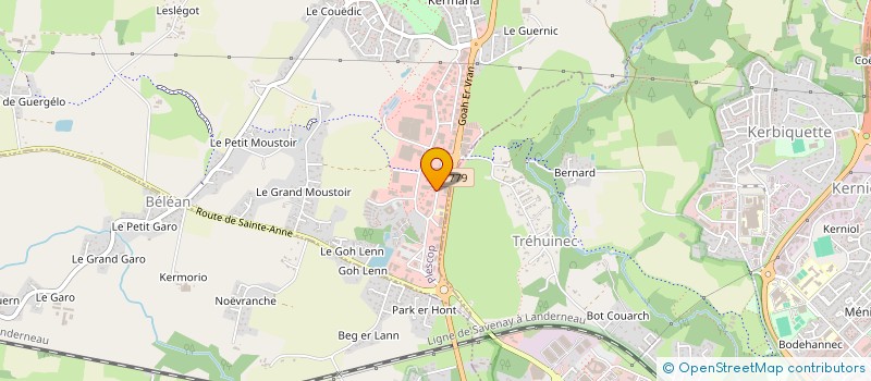 localisation de l'entreprise SCI ALEXANA  PLESCOP