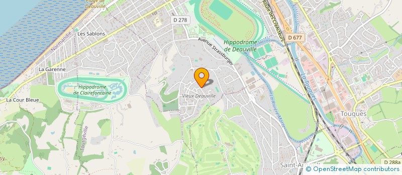 localisation de l'entreprise SCI ALEXANDER à DEAUVILLE