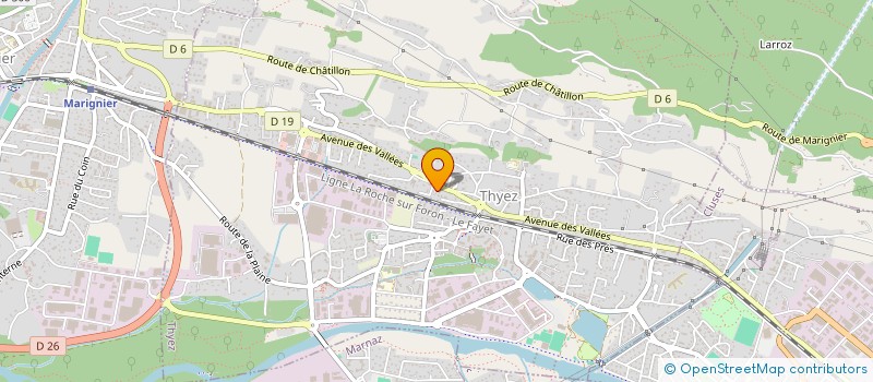 localisation de l'entreprise SCI ALEXANDER ENTREPRISE  ARACHES-LA-FRASSE