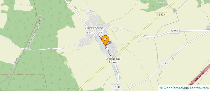 localisation de l'entreprise SCI ALEXANDRA  VILLERS-SAINT-FRAMBOURG-OGNON