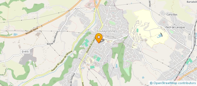 localisation de l'entreprise SCI ALEXANDRA  FOULAYRONNES