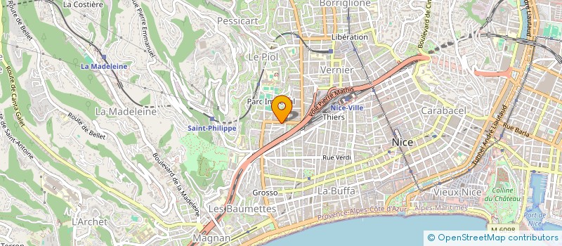 localisation de l'entreprise SCI ALEXANDRA à NICE