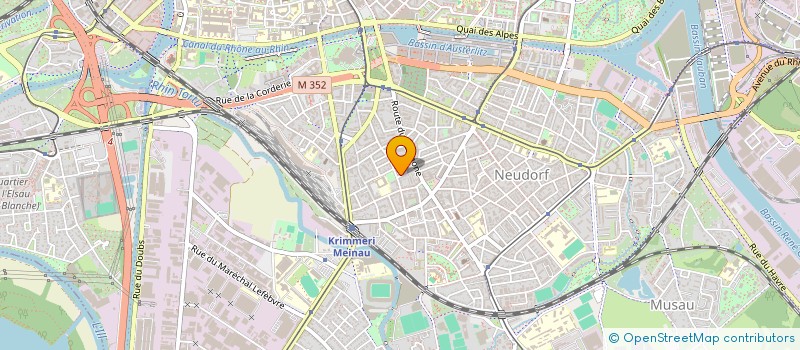 localisation de l'entreprise SCI ALEXANDRA  STRASBOURG