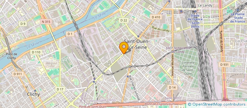 localisation de l'entreprise SCI ALEXANDRA à SAINT-OUEN-SUR-SEINE