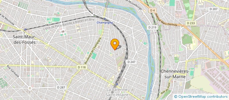 localisation de l'entreprise SCI ALEXANDRA à SAINT-MAUR-DES-FOSSES