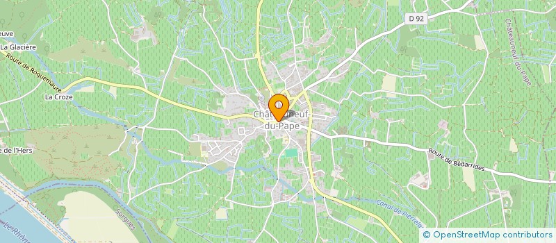 localisation de l'entreprise SCI ALEXANDRA  CHATEAUNEUF-DU-PAPE