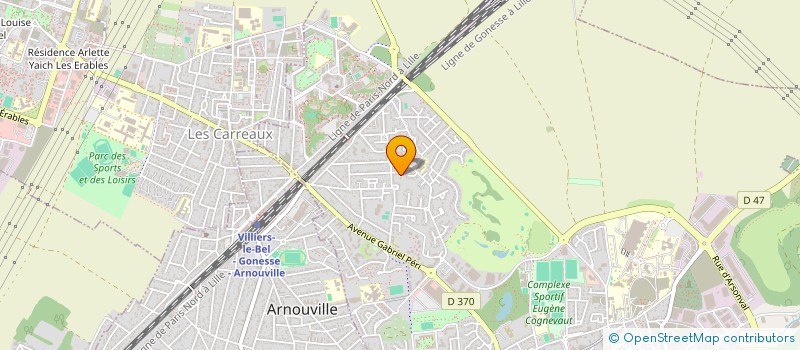 localisation de l'entreprise SCI ALEXANDRA CHANNAKHONE  GONESSE