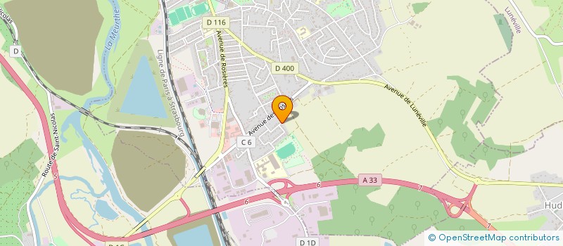 localisation de l'entreprise SCI ALEXANDRE 17  DOMBASLE-SUR-MEURTHE