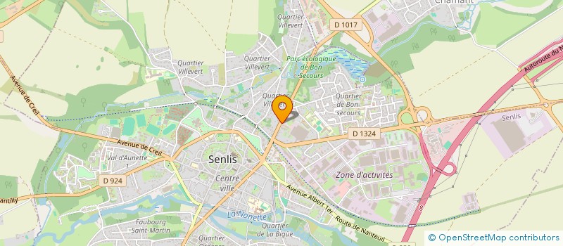 localisation de l'entreprise SCI ALEXANDRE  SENLIS