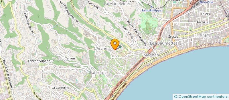 localisation de l'entreprise SCI ALEXANDRE à NICE