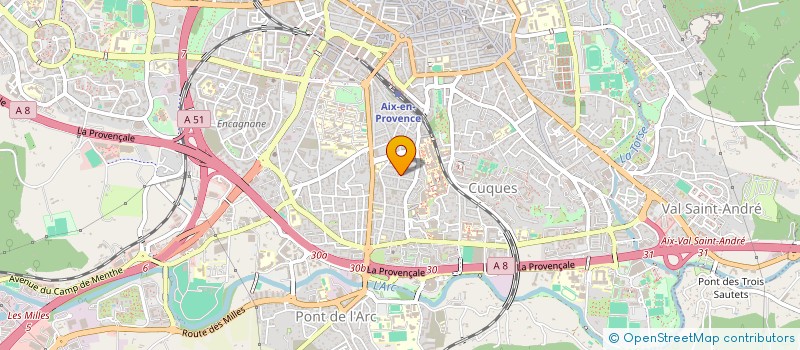 localisation de l'entreprise SCI ALEXANDRE à AIX-EN-PROVENCE