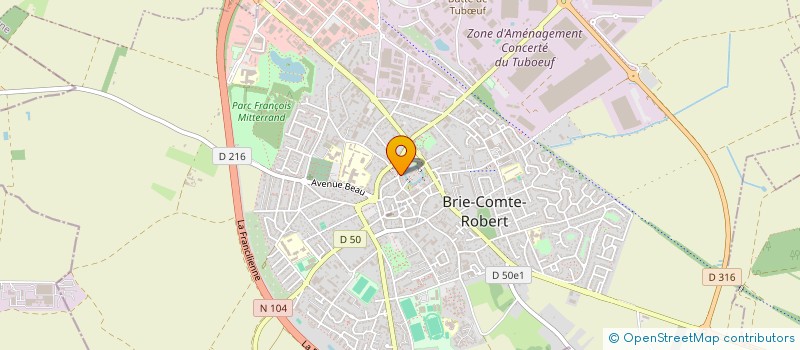 localisation de l'entreprise SCI ALEXANDRE  BRIE-COMTE-ROBERT