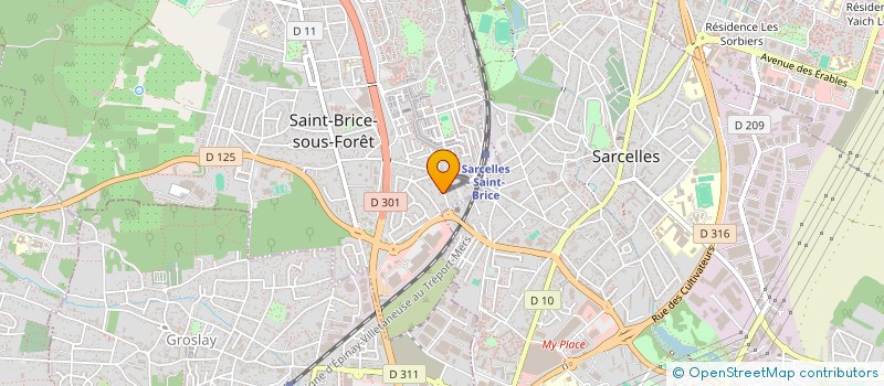 localisation de l'entreprise SCI ALEXANDRE à SAINT-BRICE-SOUS-FORET