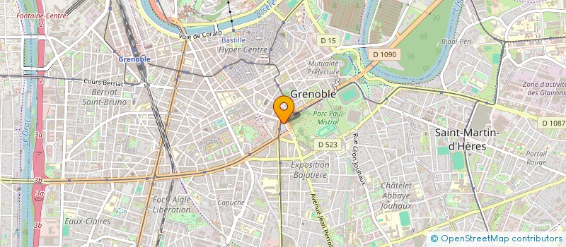 localisation de l'entreprise SCI ALEXANDRE à GRENOBLE