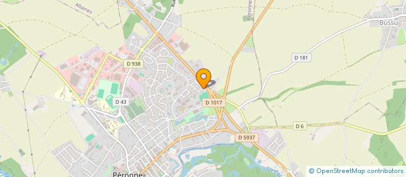 localisation de l'entreprise SCI ALEXANDRE à PERONNE