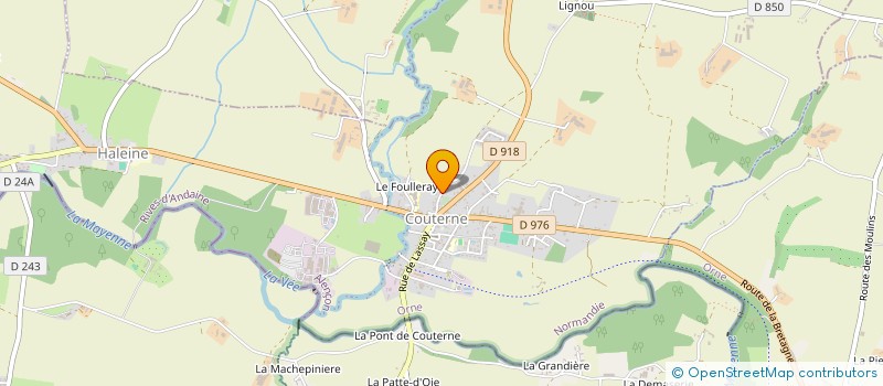 localisation de l'entreprise SCI ALEXANDRE à LA FERTE MACE