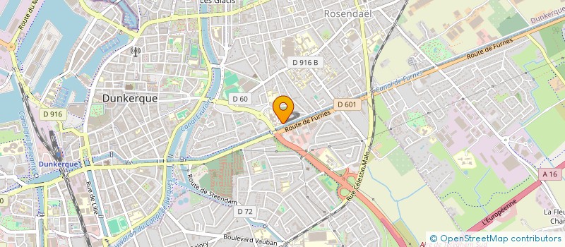 localisation de l'entreprise SCI ALEXANDRE à DUNKERQUE