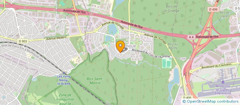 localisation de l'entreprise SCI ALEXANDRE  EMERAINVILLE